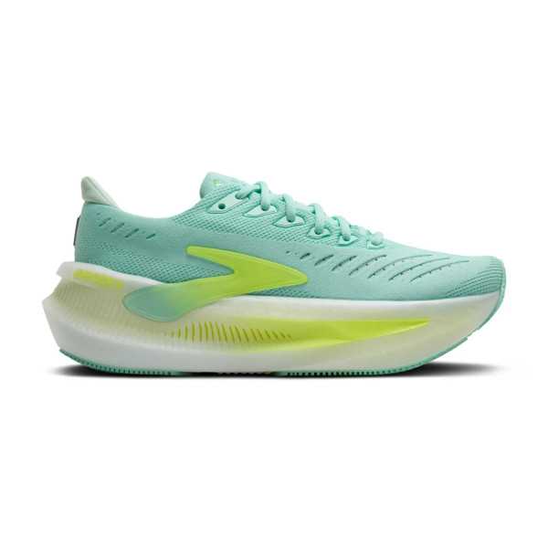 BROOKS GLYCERIN MAX 2 AZUL CLARO ZAPATILLAS RUNNING MUJER VISTA EXTERIOR,  ARISTARUN