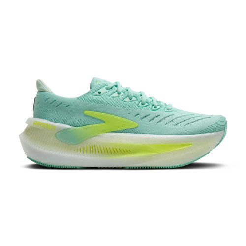 BROOKS GLYCERIN MAX 2 AZUL CLARO ZAPATILLAS RUNNING MUJER VISTA EXTERIOR,  ARISTARUN