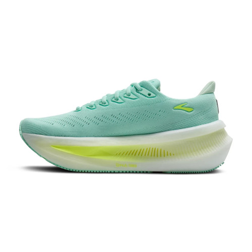 BROOKS GLYCERIN MAX 2 AZUL CLARO ZAPATILLAS RUNNING MUJER VISTA INTERIOR, ARISTARUN