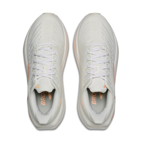 BROOKS GLYCERIN MAX 2 BLANCO CORAL ZAPATILLAS RUNNING MUJER VISTA SUPERIOR, ARISTARUN