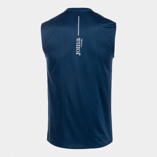 JOMA TRAIL HELIUM ASLEEVELESS SHIRT BLUE VISTA TRASERA, ARISTARUN