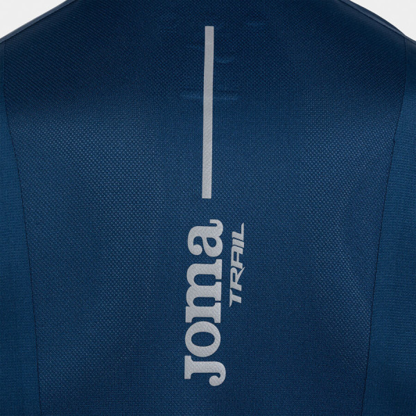JOMA TRAIL HELIUM ASLEEVELESS SHIRT BLUE LOGO VISTA TRASERA, ARISTARUN