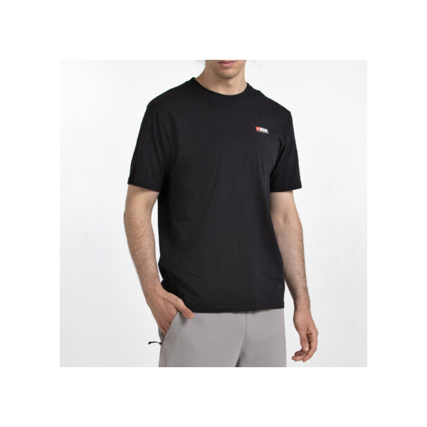 8000 DICON NEGRA CAMISETA HOMBRE VISTA PERFIL, ARISTARUN