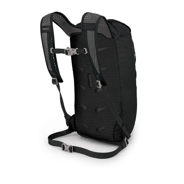 OSPREY DAYLITE CINCH BLACK MOCHILA TREKKING TRASERA, ARISTARUN