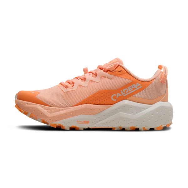 BROOKS CALDERA 8 NARANJA ZAPATILLAS TRAIL MUJER VISTA INTERIOR,ARISTARUN