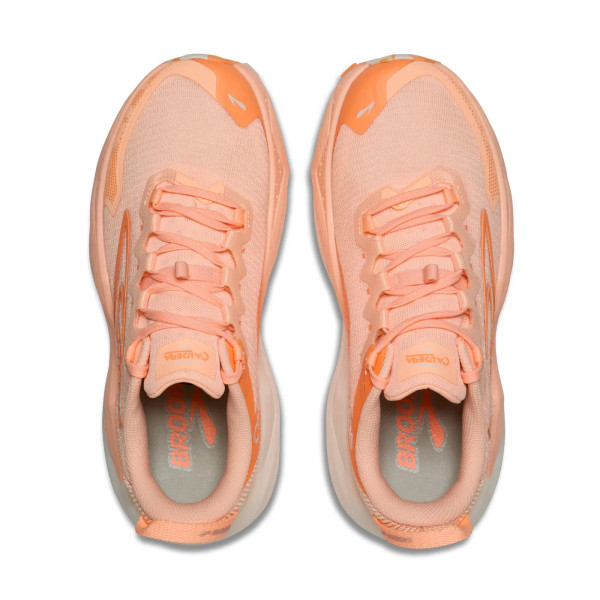 BROOKS CALDERA 8 NARANJA ZAPATILLAS TRAIL MUJER VISTA SUPERIOR,ARISTARUN