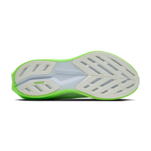 BROOKS HYPERION 3 BLANCO VERDE ZAPATILLAS RUNNING HOMBRE VISTA SUELA,ARISTARUN