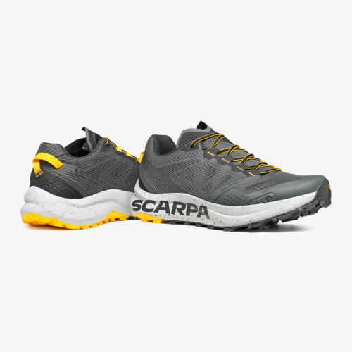 SCARPA SPIN PLANET ANTHRACITE-SAFFRON TRAIL HOMBRE VISTA DOBLE, ARISTARUN