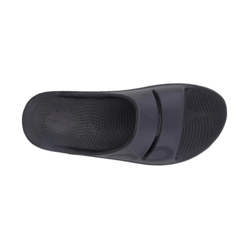 OOFOS OOAHH SPORT SANDALIA DE RECUPERACIÓN MATTE BLACK UNISEX VISTA SUPERIOR,ARISTARUN