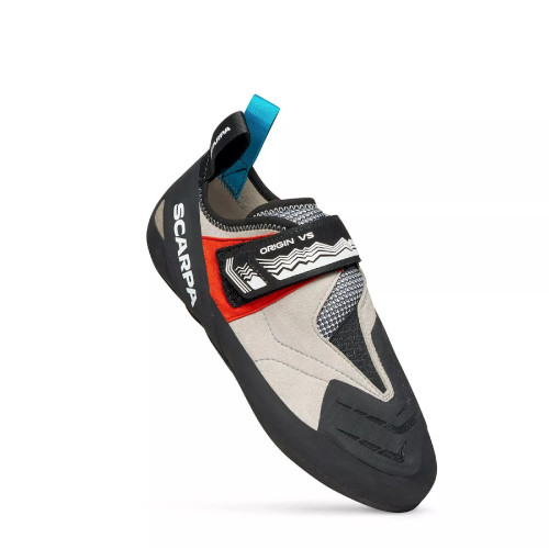 SCARPA ORIGIN PIE DE GATO GRIS ROJO LATERAL3, ARISTARUN
