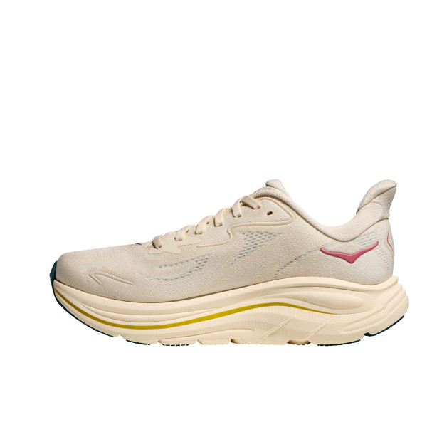 HOKA CLIFTON 10 BEIGE ZAPATILLAS RUNNING MUJER VISTA INTERIOR,ARISTARUN
