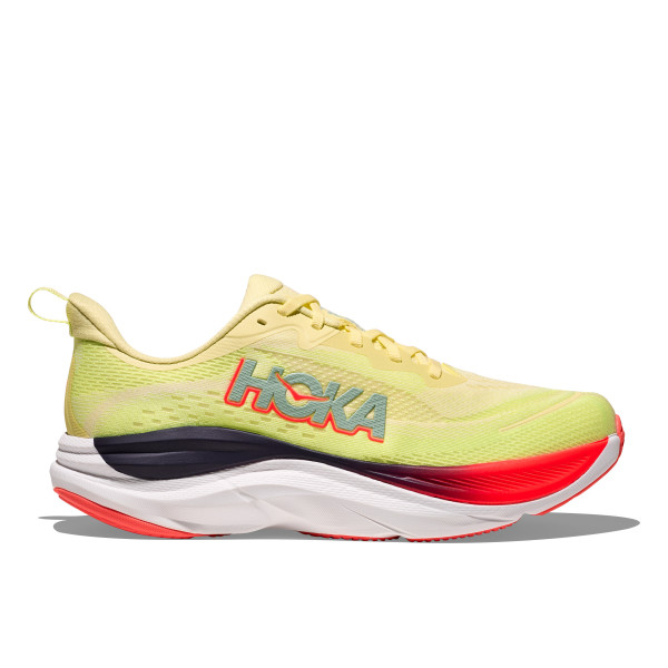 HOKA SKYFLOW AMARILLO ZAPATILLAS RUNNING HOMBRE VISTA EXTERIOR,ARISTARUN