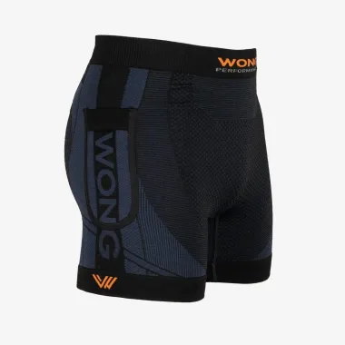 WONG MALLA CORTA CRONOS MINI GRIS PLOMO UNISEX VISTA LATERAL,ARISTARUN