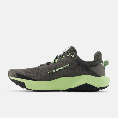 NEW BALANCE NITREL V6 GRIS VERDE FLUOR ZAPATILLAS MIXTAS HOMBRE VISTA INTERIOR,ARISTARUN
