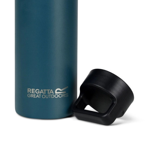 REGATTA BOTELLA TÉRMICA 0.6L THERMOLATE VERDE OSCURO VISTA AMPLIADA TAPON, ARISTARUN