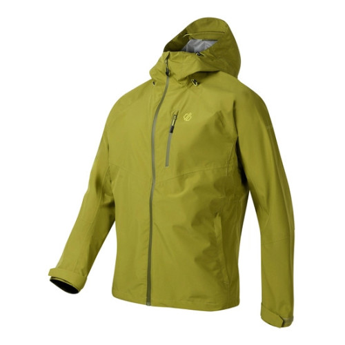 DARE 2B CHAQUETA IMPERMEABLE TORREK BREATHE OUT HOMBRE VERDE PISTACHO VISTA PERFIL, ARISTARUN