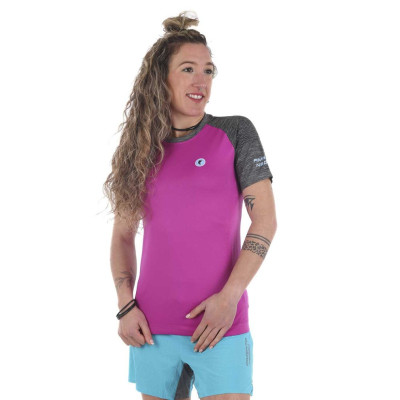 PIMIENTO NEGRO CAMSIETA TERMORREGULADORA VOILETA MANGA CORTA UNISEX,ARISTARUN 2