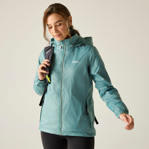REGATTA CORINNE IV VERDE AGUA CHAQUETA IMPERMEABLE, ARISTARUN