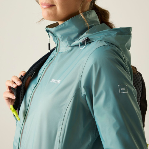 REGATTA CORINNE IV VERDE AGUA CHAQUETA IMPERMEABLE LATERAL, ARISTARUN