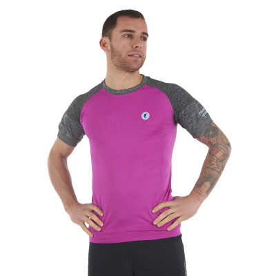 PIMIENTO NEGRO CAMSIETA TERMORREGULADORA VOILETA MANGA CORTA UNISEX,ARISTARUN