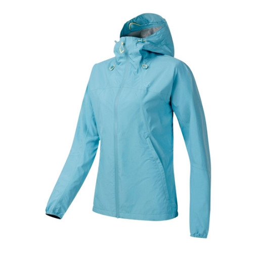 DARE 2B CHAQUETA IMPERMEABLE TORREK BREATHE EASY CELESTE MUJER VISTA PERFIL, ARISTARUN