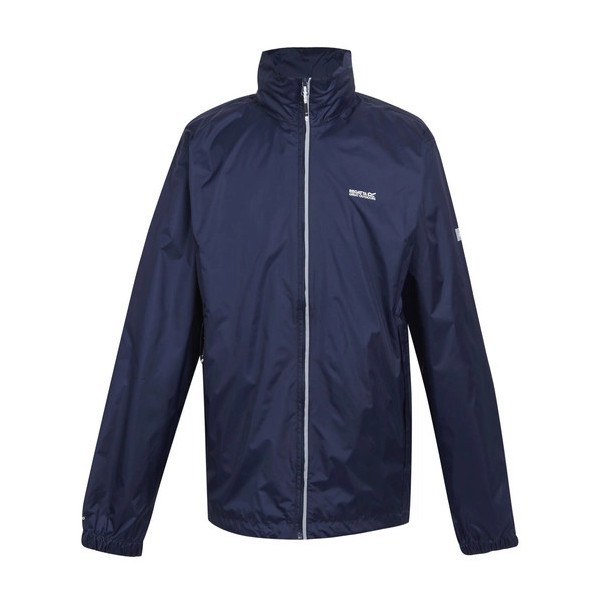 REGATTA LYLE IV  NAVY CHAQUETA  IMPERMEABLE VISTA FRONTAL, ARISTARUN