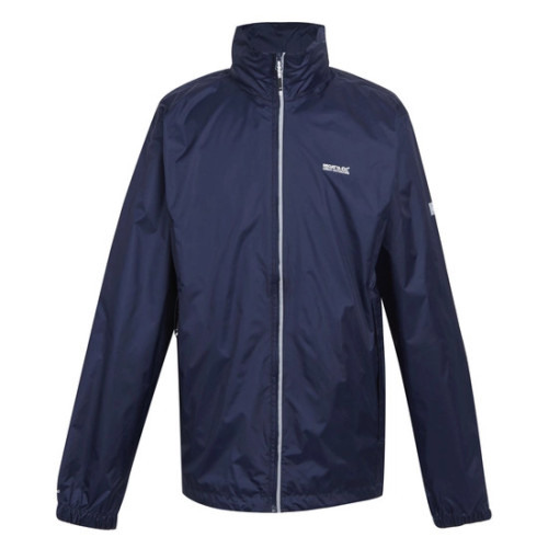 REGATTA LYLE IV  NAVY CHAQUETA  IMPERMEABLE VISTA FRONTAL, ARISTARUN