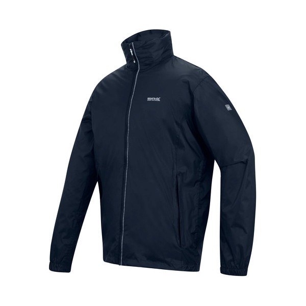 REGATTA LYLE IV  NAVY CHAQUETA  IMPERMEABLE VISTA PERFIL, ARISTARUN