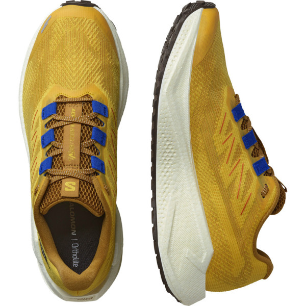 SALOMON AERO BLAZE 3 MOSTAZA ZAPATILLAS GRAVEL HOMBRE VISTA PAR,ARISTARUN