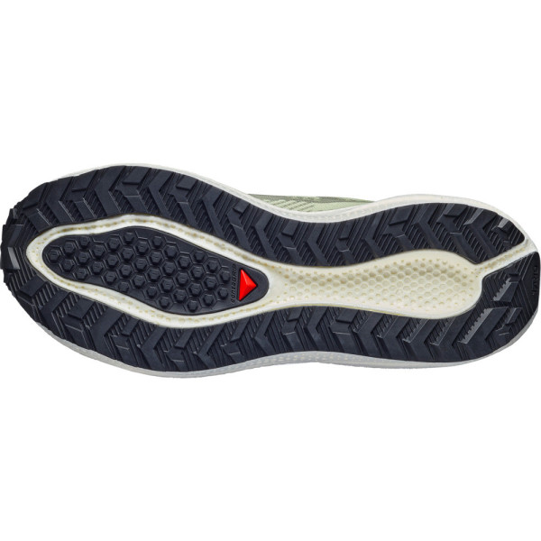 SALOMON AERO BLAZE 3 AMARILLO FLUOR ZAPATILLAS GRAVEL MUJER VISTA SUELA,ARISTARUN