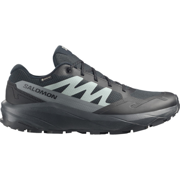 SALOMON OUTSCAPE GTX NEGRA ZAPATILLAS TREKKING VISTA EXTERNA, ARISTARUN