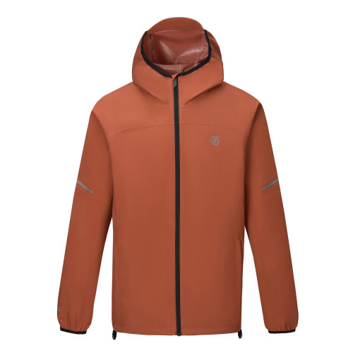 DARE2B ULTRALITE MARRON CHAQUETA IMPERMEABLE HOMBRE FRONTAL2, ARISTARUN