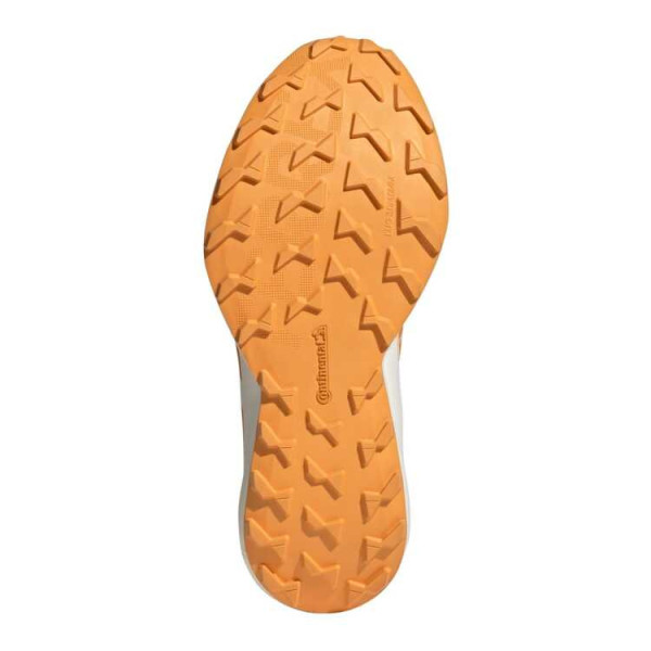 ADIDAS AGRAVIC SPEED 2 BLANCO NARANJA ZAPATILLAs TRAIL MUJER VISTA SUELA,ARISTARUN