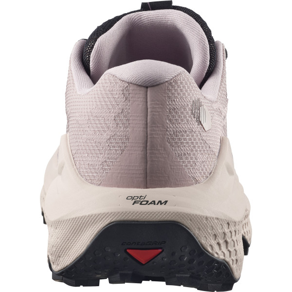 SALOMON ULTRA GLIDE 4 ROSA PASTEL ZAPATILLAS TRAIL MUJER VISTA TRASERA, ARISTARUN