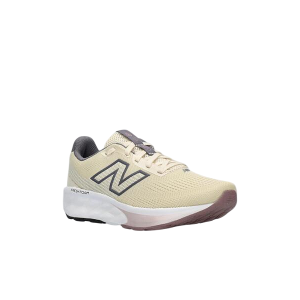 NEW BALANCE FRESH FOAM 520 BEIGE ZAPATILLAS RUNNING MUJER VISTA PERFIL, ARISTARUN