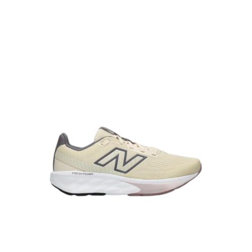 NEW BALANCE FRESH FOAM 520 BEIGE ZAPATILLAS RUNNING MUJER VISTA LATERAL, ARISTARUN