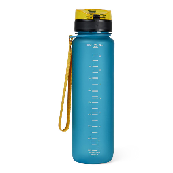 REGATTA BOTELLA TRITAN FLIP 1L AZUL VISTA TRASERA, ARISTARUN
