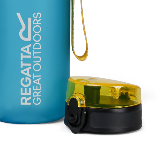 REGATTA BOTELLA TRITAN FLIP 1L AZUL VISTA AMPLIADA TAPON, ARISTARUN