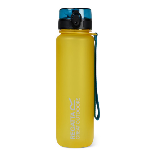 REGATTA BOTELLA TRITAN FLIP 1L AMARILLA VISTA DELANTERA, ARISTARUN