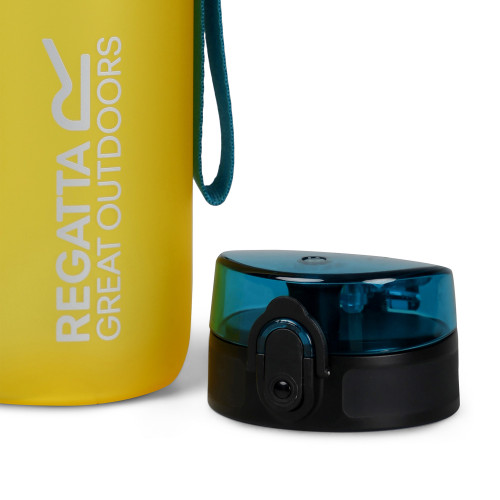 REGATTA BOTELLA TRITAN FLIP 1L AMARILLA VISTA TAPON AMPLIADO, ARISTARUN