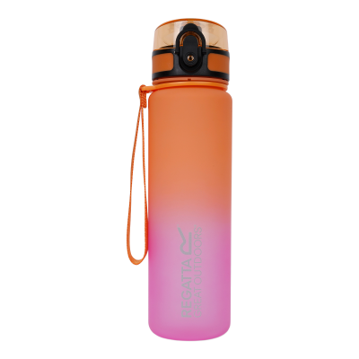 REGATTA BOTELLA FLIP TRITAN 0.6L NARANJA ROSA VISTA DELANTERA, ARISTARUN
