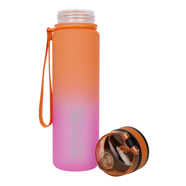 REGATTA BOTELLA FLIP TRITAN 0.6L NARANJA ROSA VISTA TAPON , ARISTARUN