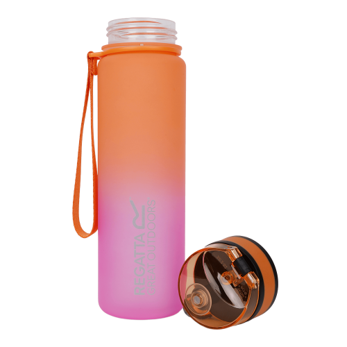 REGATTA BOTELLA FLIP TRITAN 0.6L NARANJA ROSA VISTA TAPON , ARISTARUN