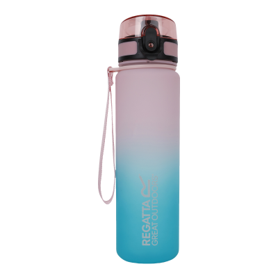 REGATTA BOTELLA FLIP TRITAN 0.6L ROSA AZUL VISTA FRONTAL, ARISTARUN