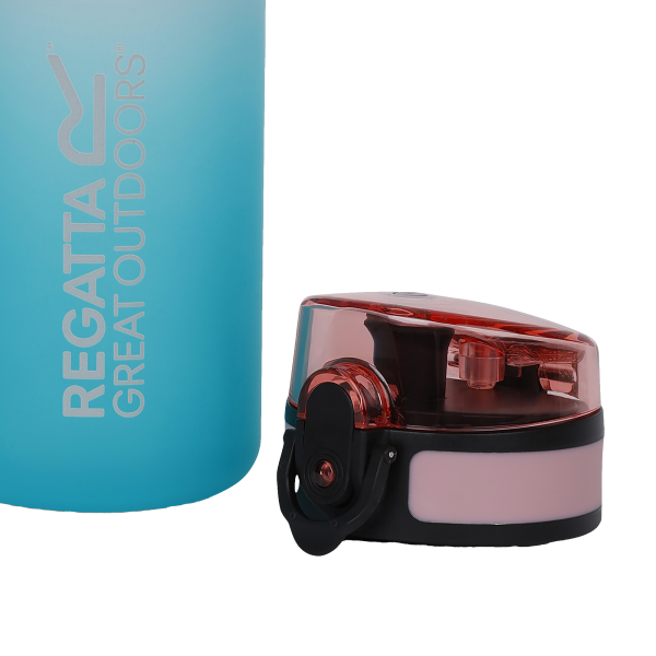 REGATTA BOTELLA FLIP TRITAN 0.6L ROSA AZUL VISTA TAPON, ARISTARUN