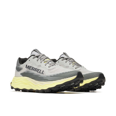 MERREL AGILITY PEAK 6 ZAPATILLAS GRIS AMARILLO TRAIL RUNNING VISTA EXTERIOR, ARISTARUN 2