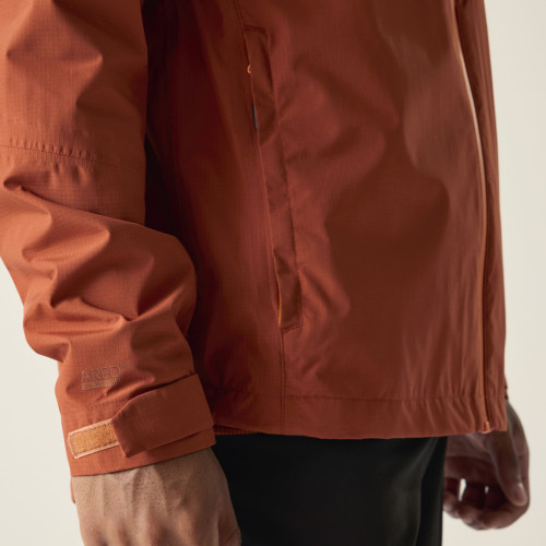 DARE 2B  TORREK BREATHE OUT HOMBRE NARANJA CHAQUETA IMPERMEABLE VISTA BOLSILLO, ARISTARUN