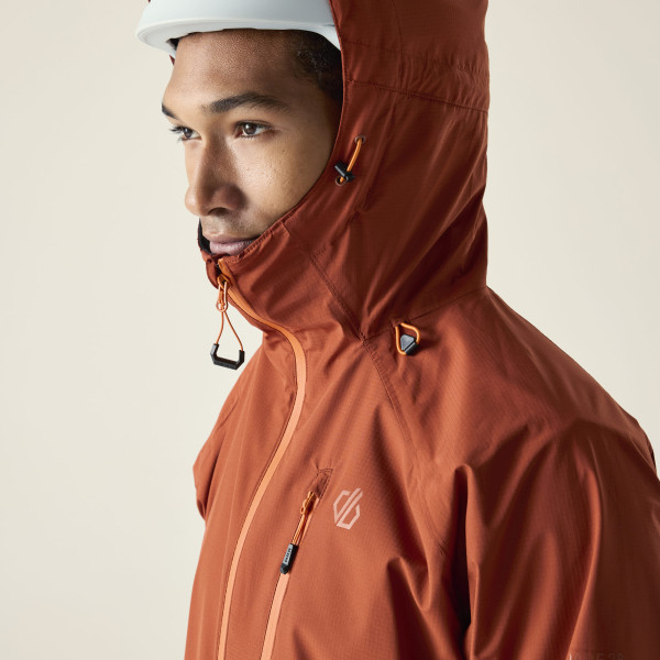 DARE 2B  TORREK BREATHE OUT HOMBRE NARANJA CHAQUETA IMPERMEABLE VISTA GORRO, ARISTARUN