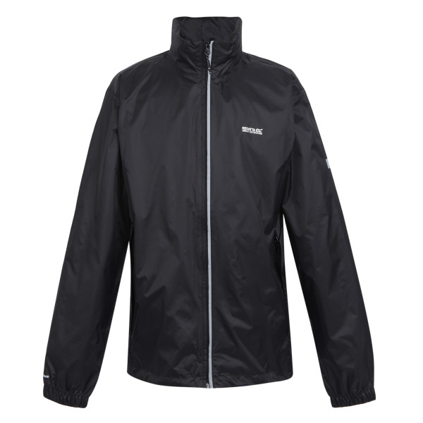 REGATTA LYLE IV  NEGRA CHAQUETA  IMPERMEABLE VISTA FRENTE3, ARISTARUN
