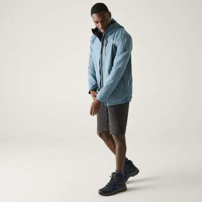 REGATTA RADLER AZUL CHAQUETA IMPERMEABLE HOMBRE VISTA FRONTAL, ARISTARUN 2